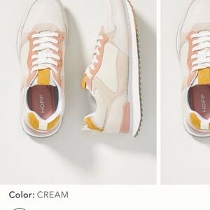 Hoff Women's Cream and Tan Sneakers